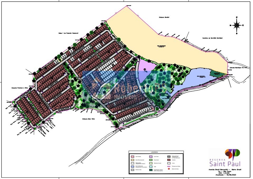 Dois terrenos comerciais de 360m2 lado a lado no reserva de 