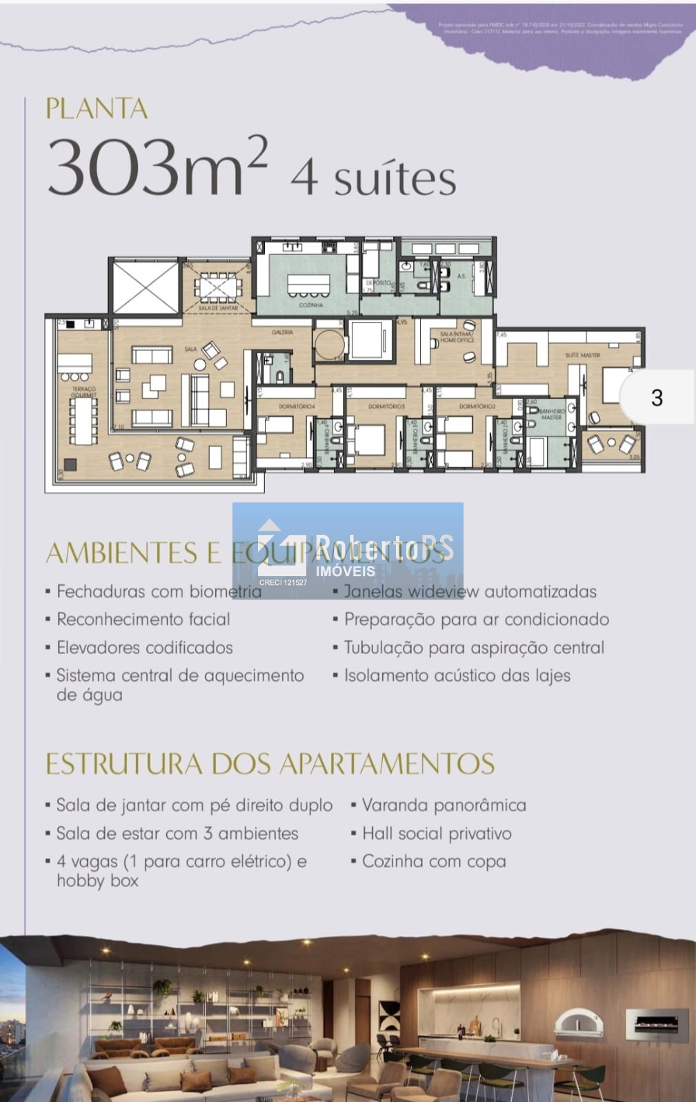Imperdível: Apartamento de luxo com 4 suítes no Jardim das Colinas - São José dos Campos, SP