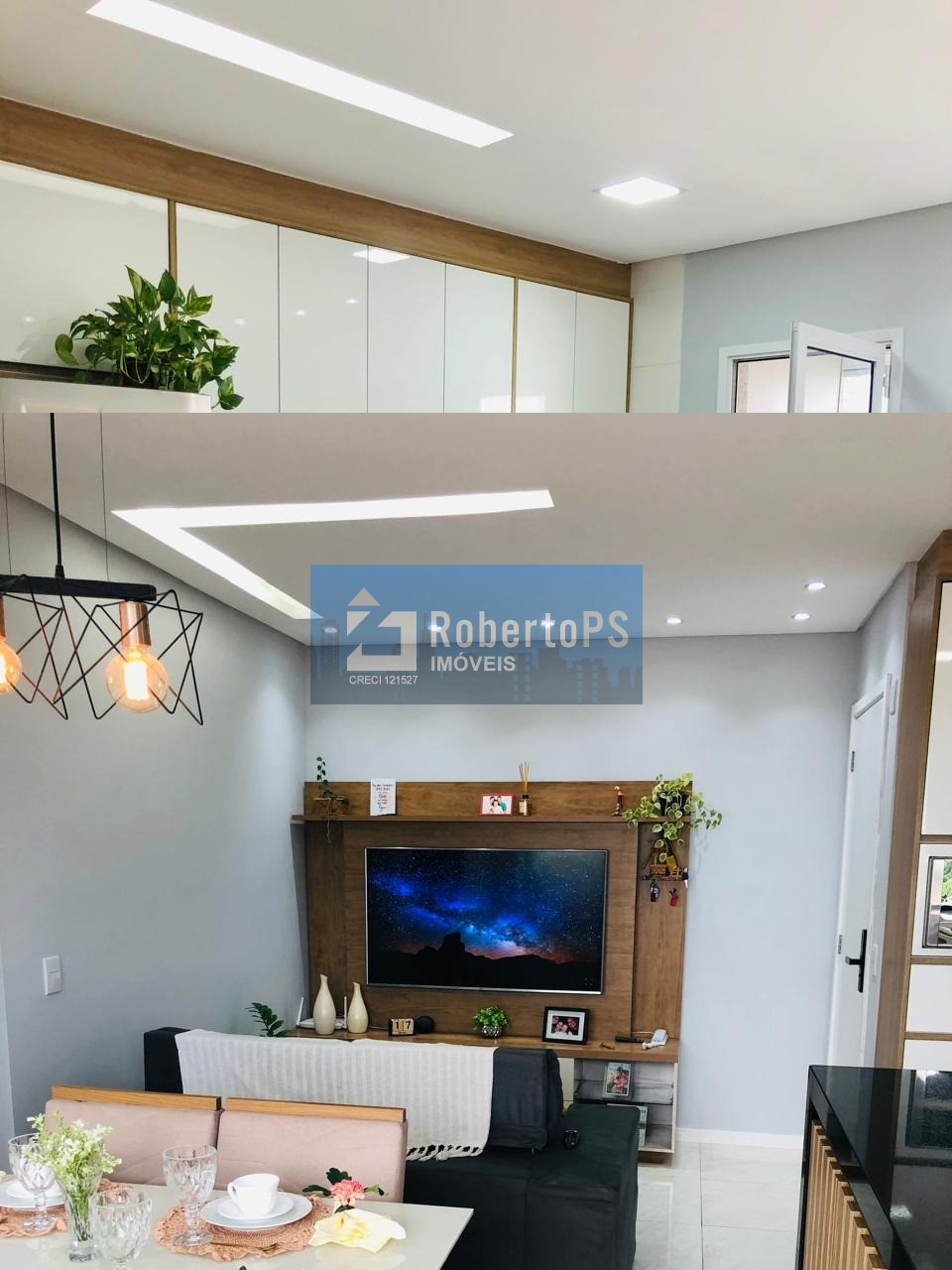 Apartamento com 3 dormitórios sendo 1 suíte e 2 vagas cobert