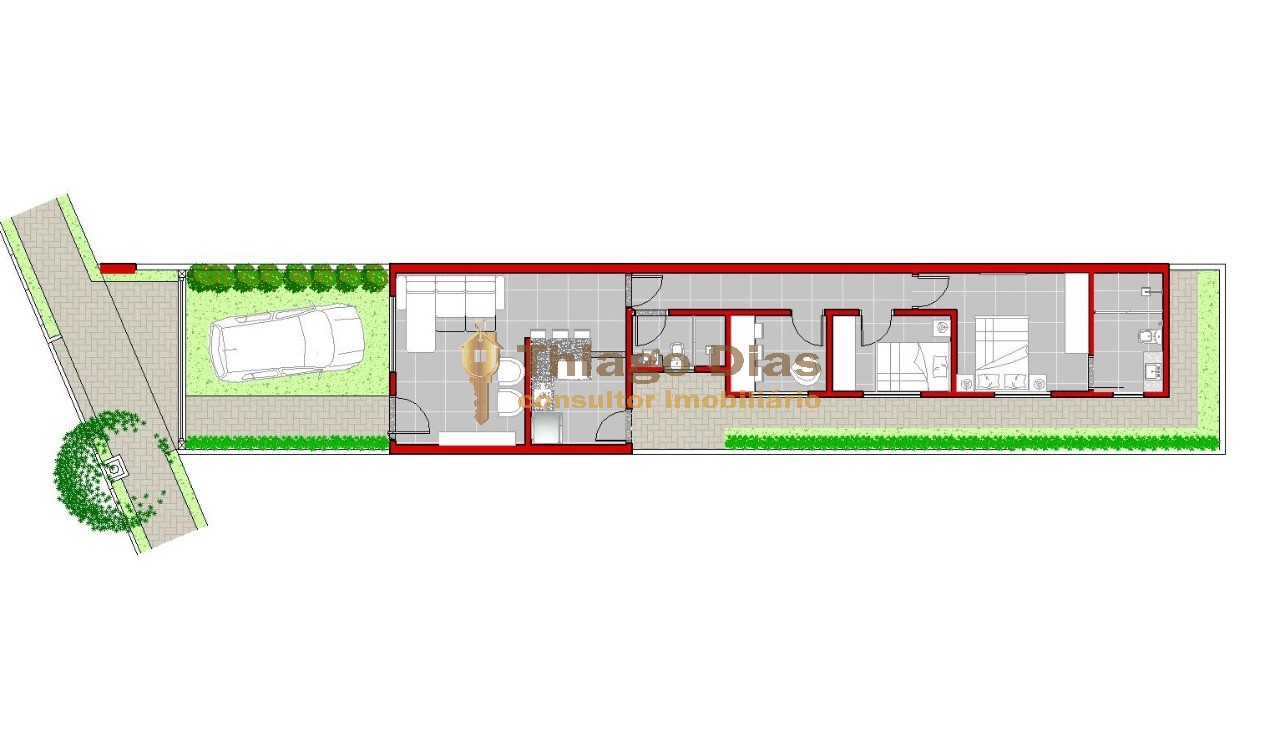 Casa, 3 quartos, 80 m² - Foto 1