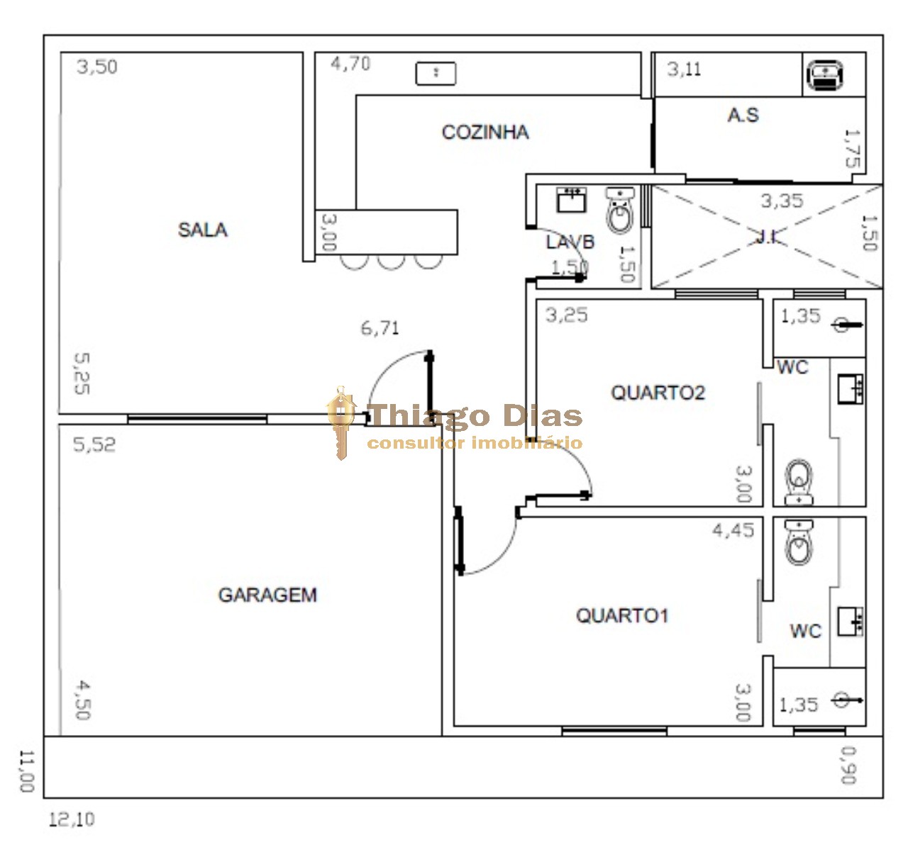 Casa, 2 quartos - Foto 14
