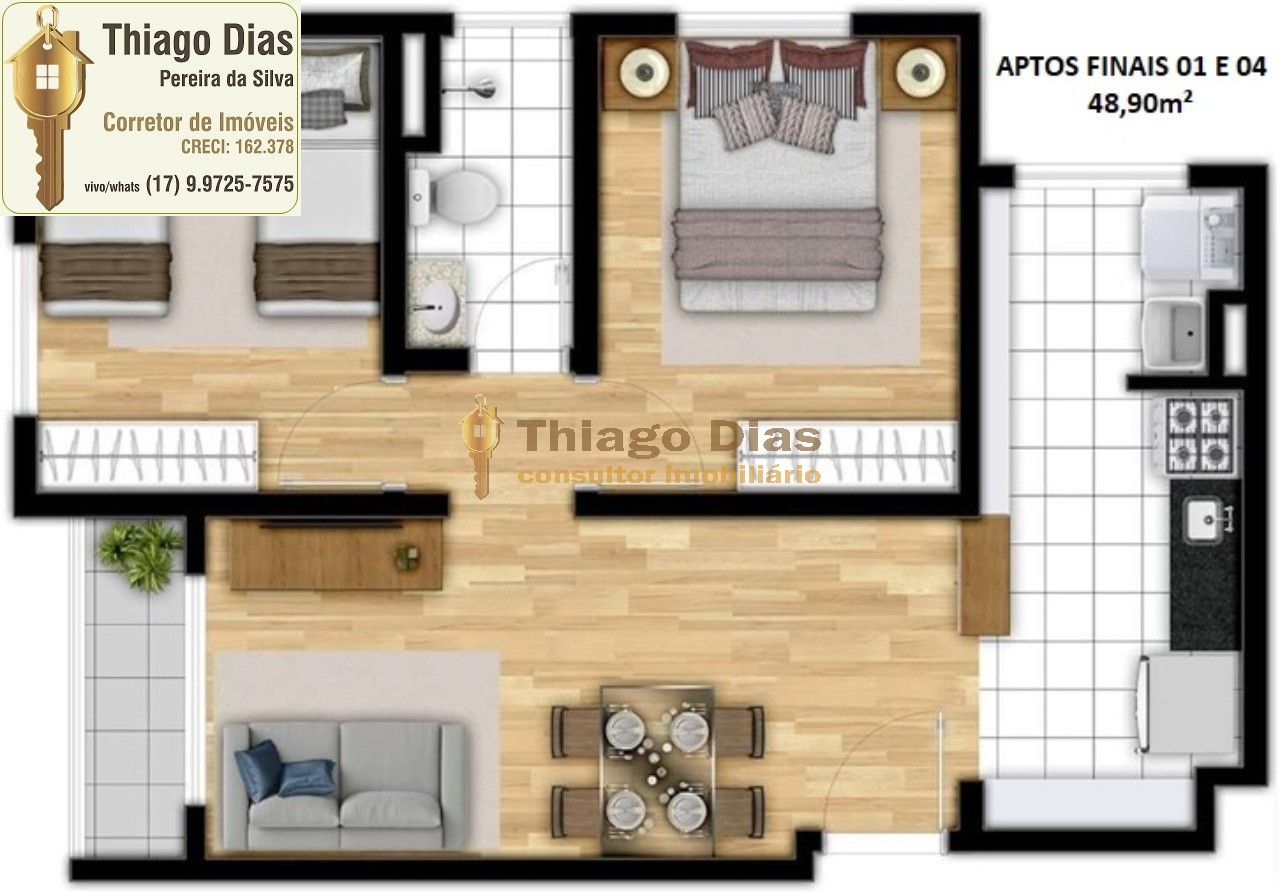 Apartamento, 2 quartos, 49 m² - Foto 39