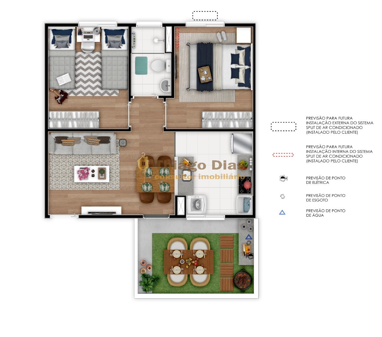 Apartamento, 2 quartos, 40 m² - Foto 17