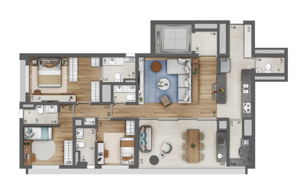 APARTAMENTO RESIDENCIAL em São Paulo - SP, Vila Mariana