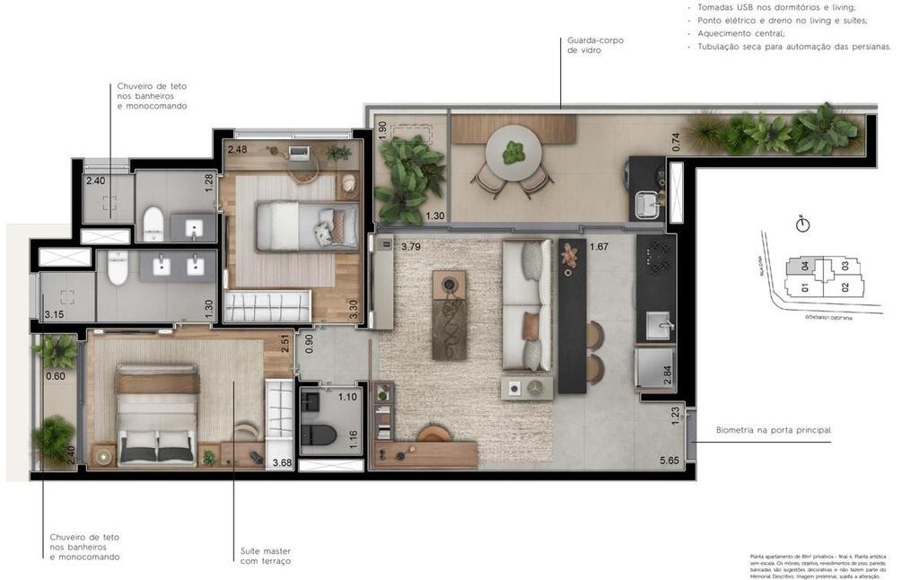 APARTAMENTO RESIDENCIAL em São Paulo - SP, Vila Nova Conceição