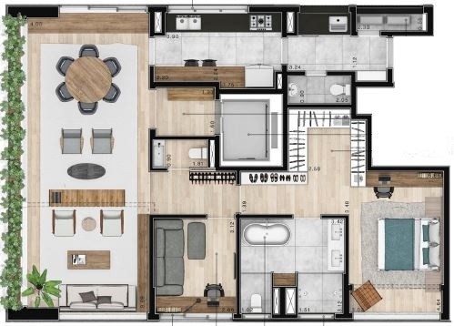 APARTAMENTO RESIDENCIAL em São Paulo - SP, Cerqueira César