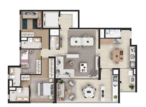 Apartamento, 4 quartos, 157 m² - Foto 8