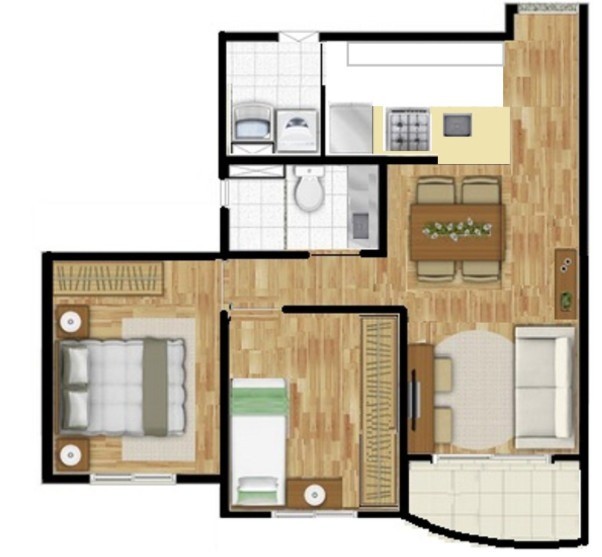 Apartamento, 2 quartos, 58 m² - Foto 14