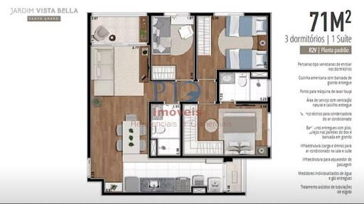 Apartamento, 3 quartos, 71 m² - Foto 13