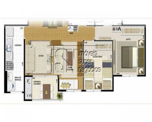 Apartamento, 2 quartos, 64 m² - Foto 29