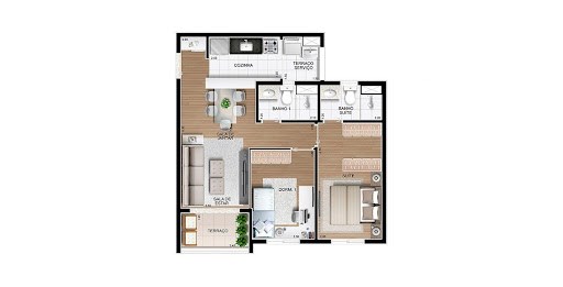 Apartamento, 2 quartos, 55 m² - Foto 7