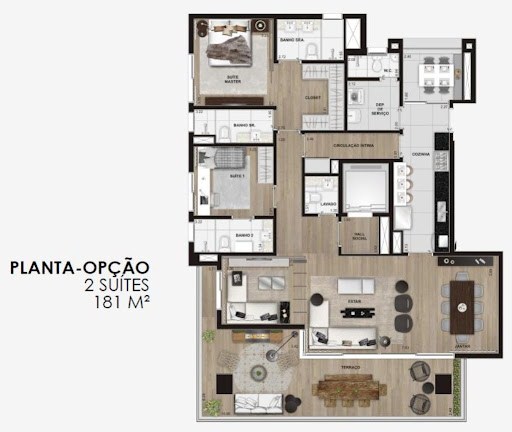 Apartamento, 3 quartos, 181 m² - Foto 33
