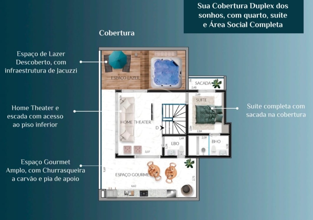 Cobertura à venda com 3 quartos, 154m² - Foto 29