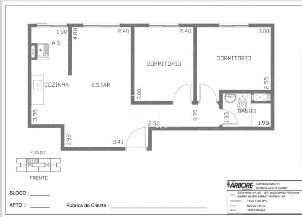 Apartamento, 2 quartos, 46 m² - Foto 5