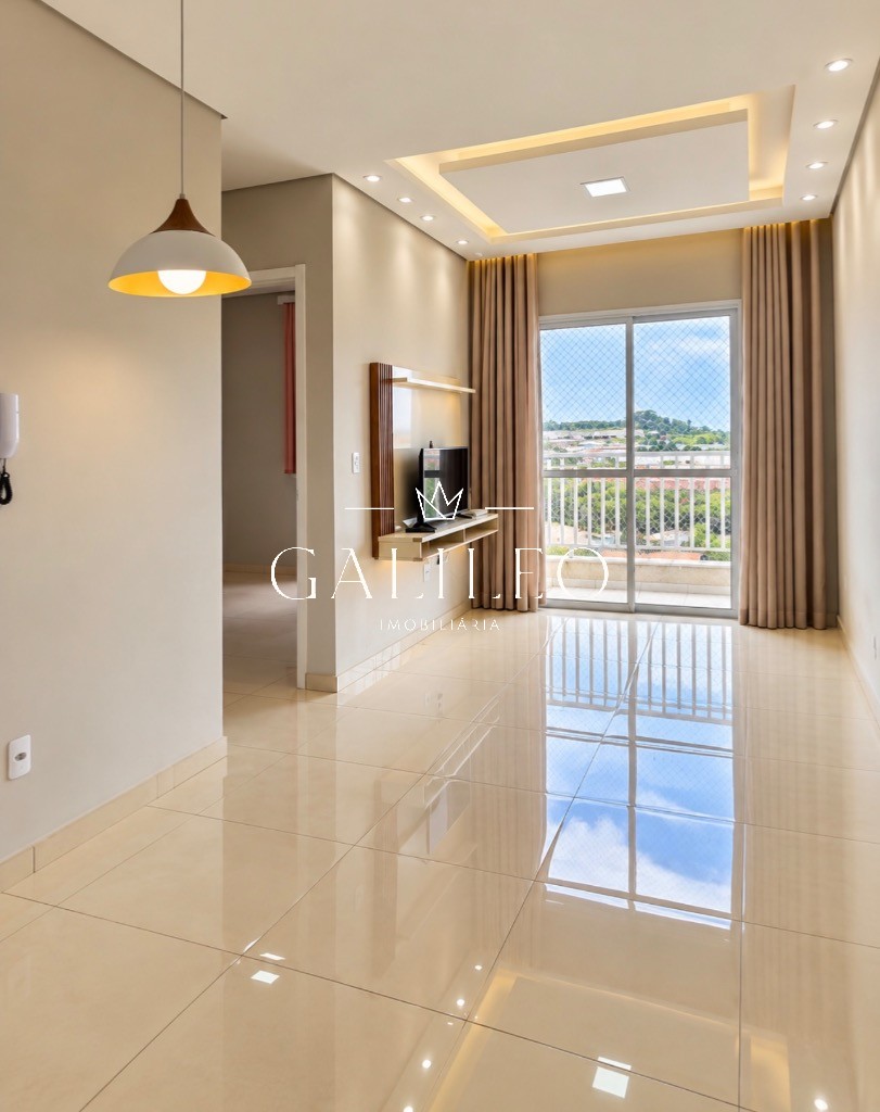 Apartamento à venda em Jundiaí-SP, Residencial Santa Giovana: 2 quartos, 2 salas, 1 banheiro, 2 vagas de garagem, 51m².
