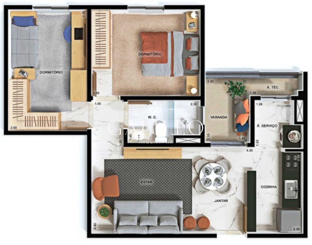 Apartamento em JARDIM DO LAGO, JUNDIAÍ - Foto 49