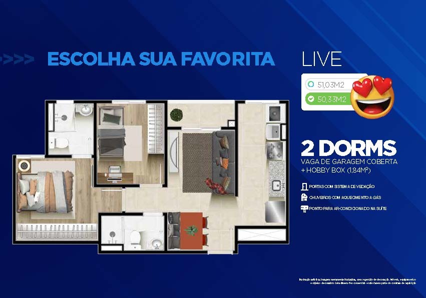Apartamento, 2 quartos, 51 m² - Foto 31