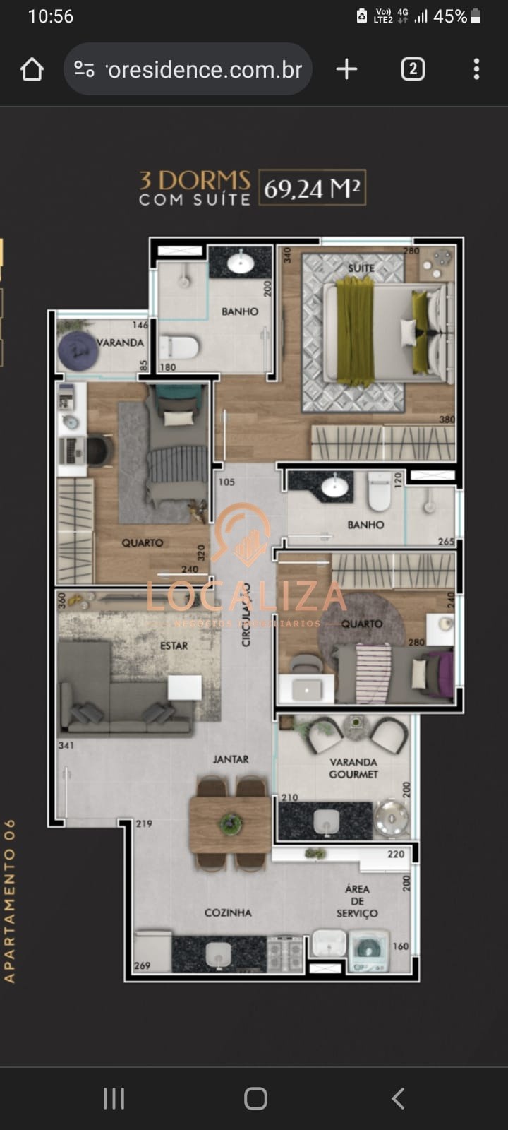 Apartamento, 3 quartos, 69 m² - Foto 5