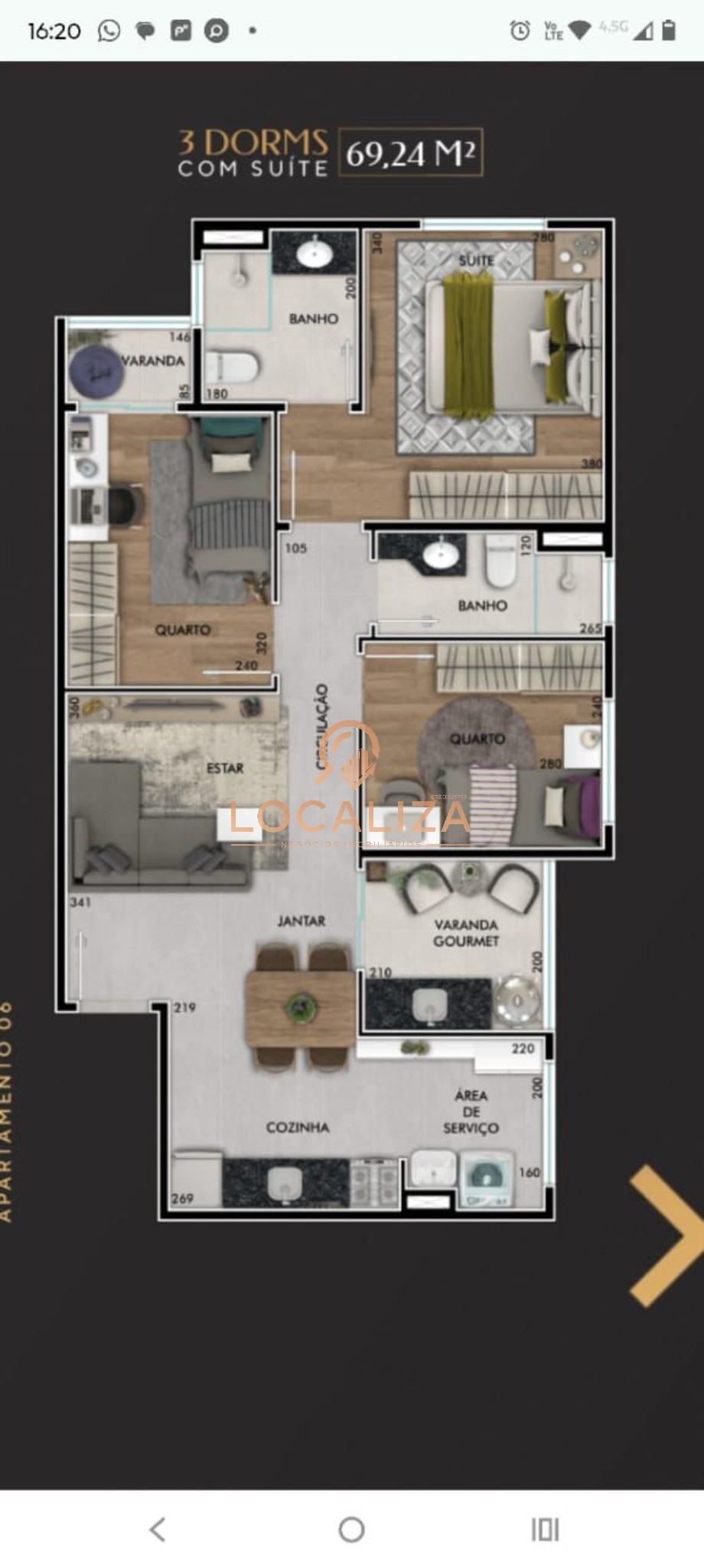 Apartamento, 3 quartos, 69 m² - Foto 17