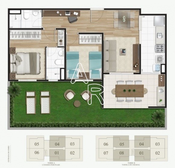 Apartamento, 2 quartos, 86 m² - Foto 56