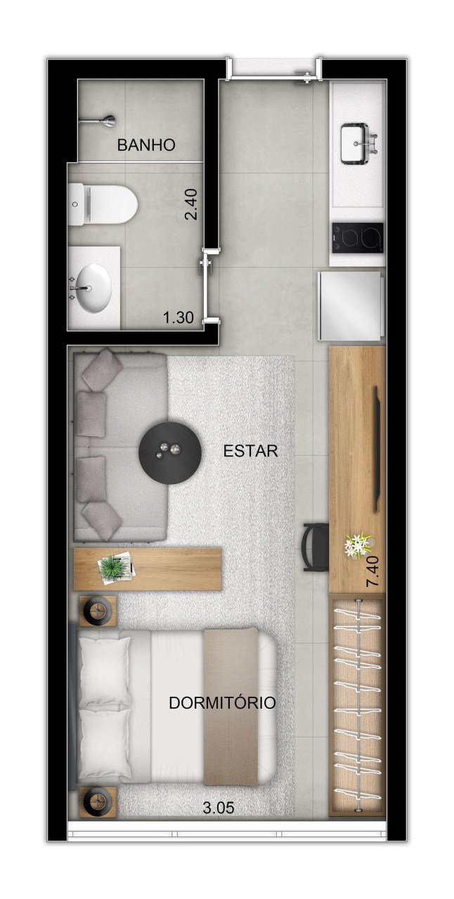 STUDIO RESIDENCIAL em São Paulo - SP, Vila Mariana