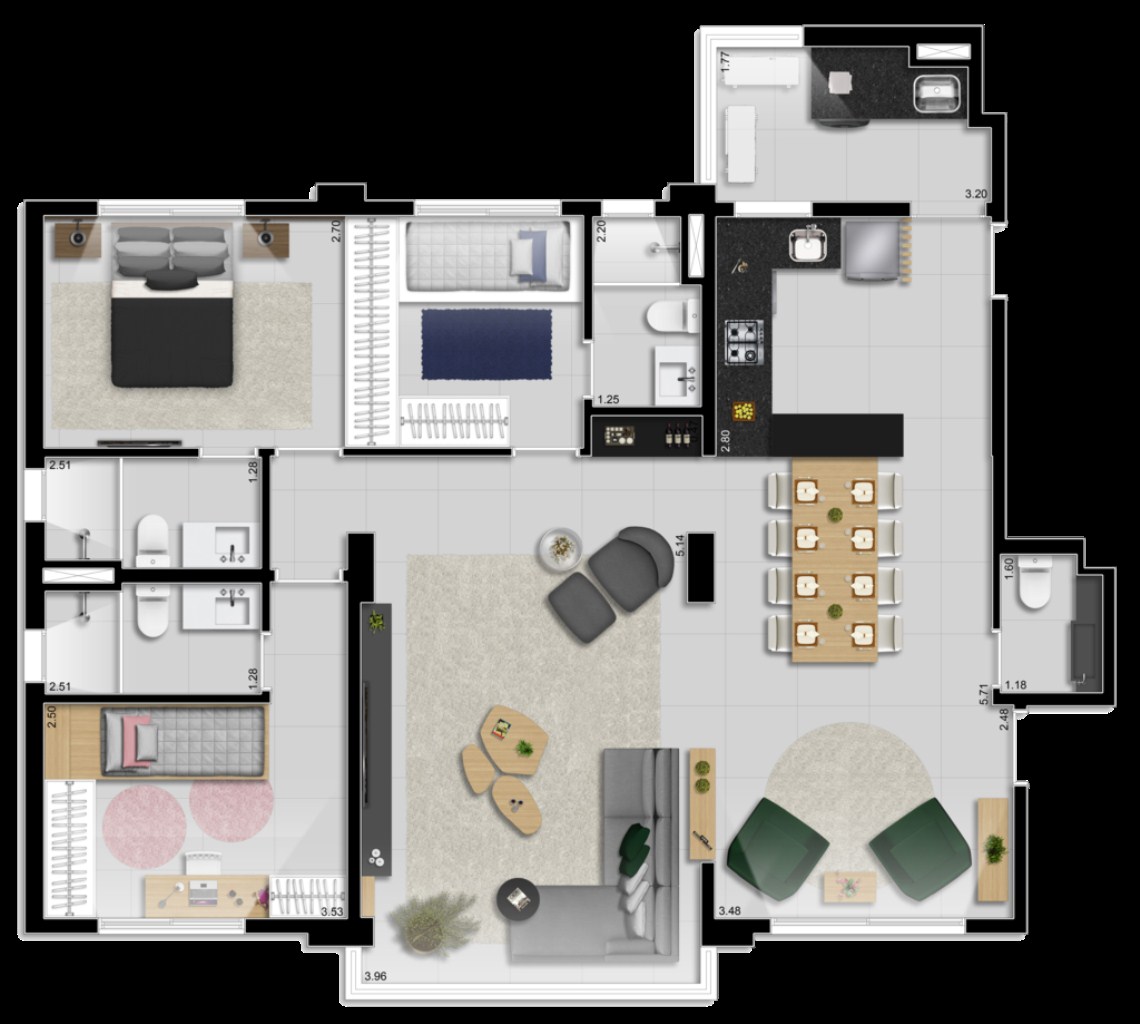 Apartamento, 3 quartos, 113 m² - Foto 31