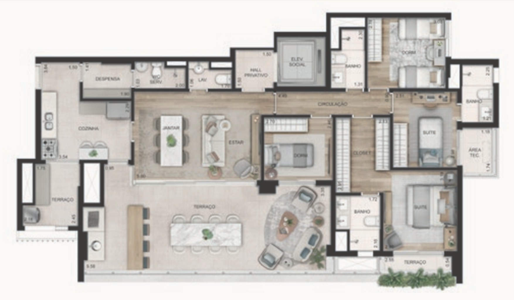 Apartamento, 4 quartos, 156 m² - Foto 21