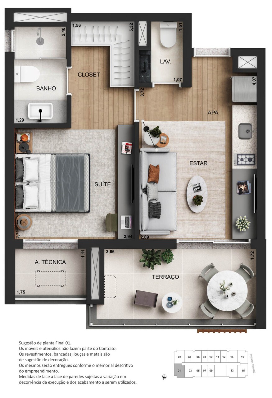 APARTAMENTO RESIDENCIAL em São Paulo - SP, Perdizes