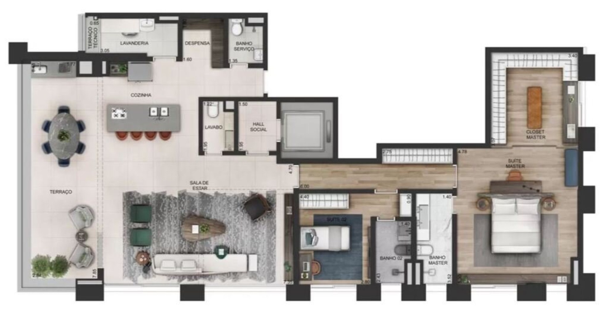 APARTAMENTO RESIDENCIAL em São Paulo - SP, Itaim Bibi
