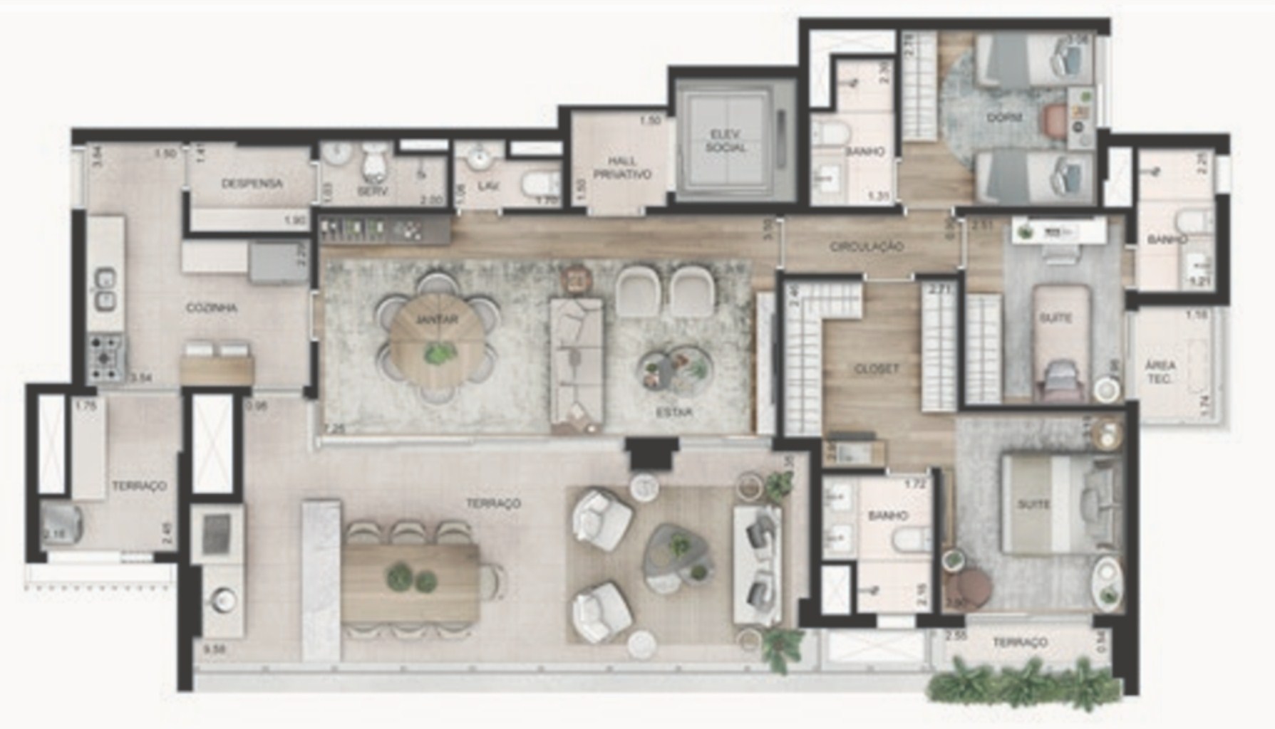 Apartamento, 4 quartos, 156 m² - Foto 22