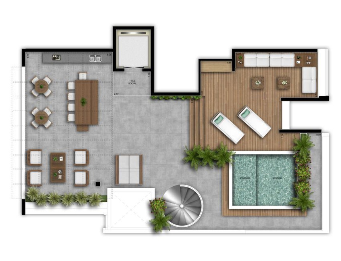COBERTURA RESIDENCIAL em São Paulo - SP, Chácara Klabin