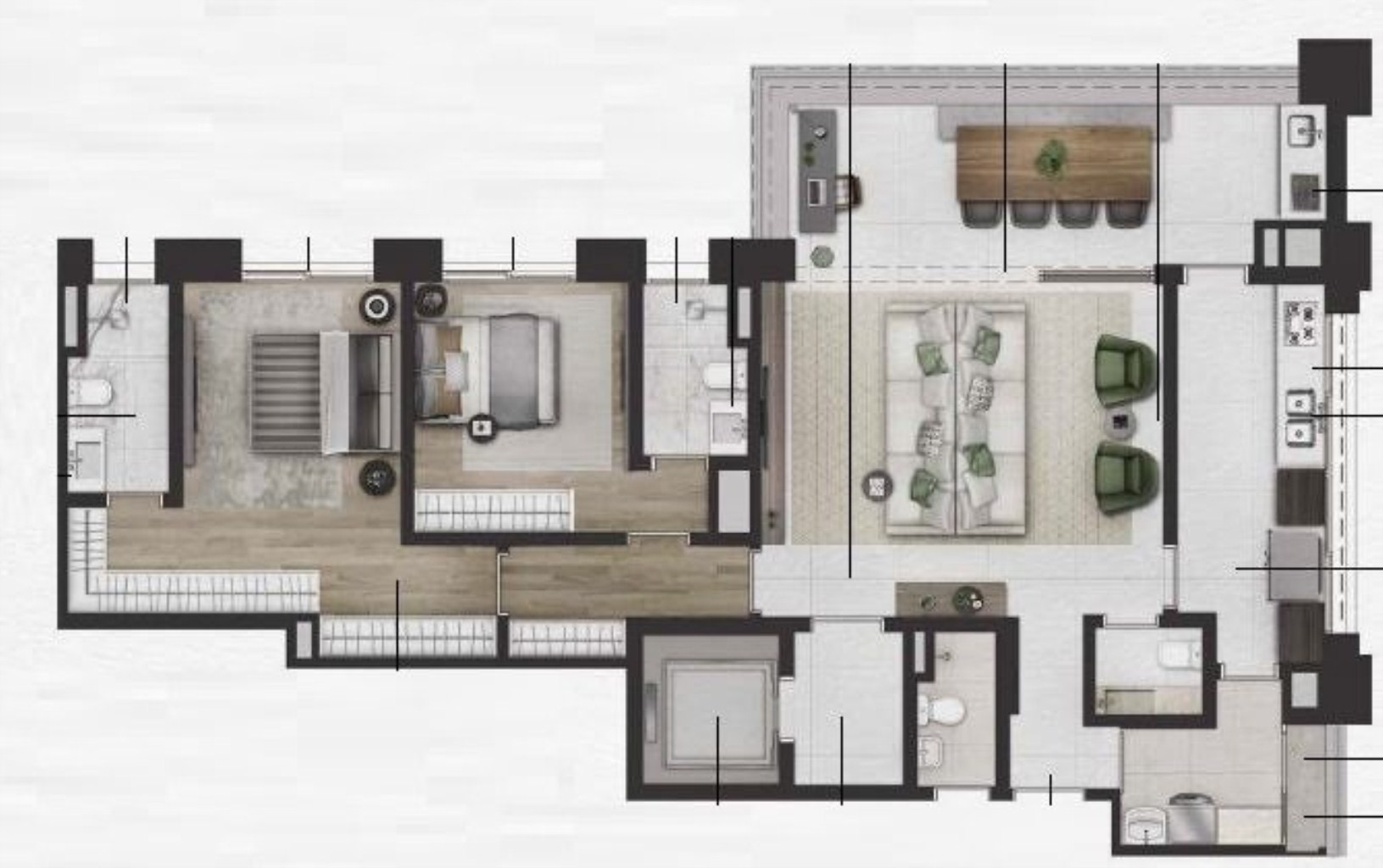 APARTAMENTO RESIDENCIAL em São Paulo - SP, Itaim Bibi