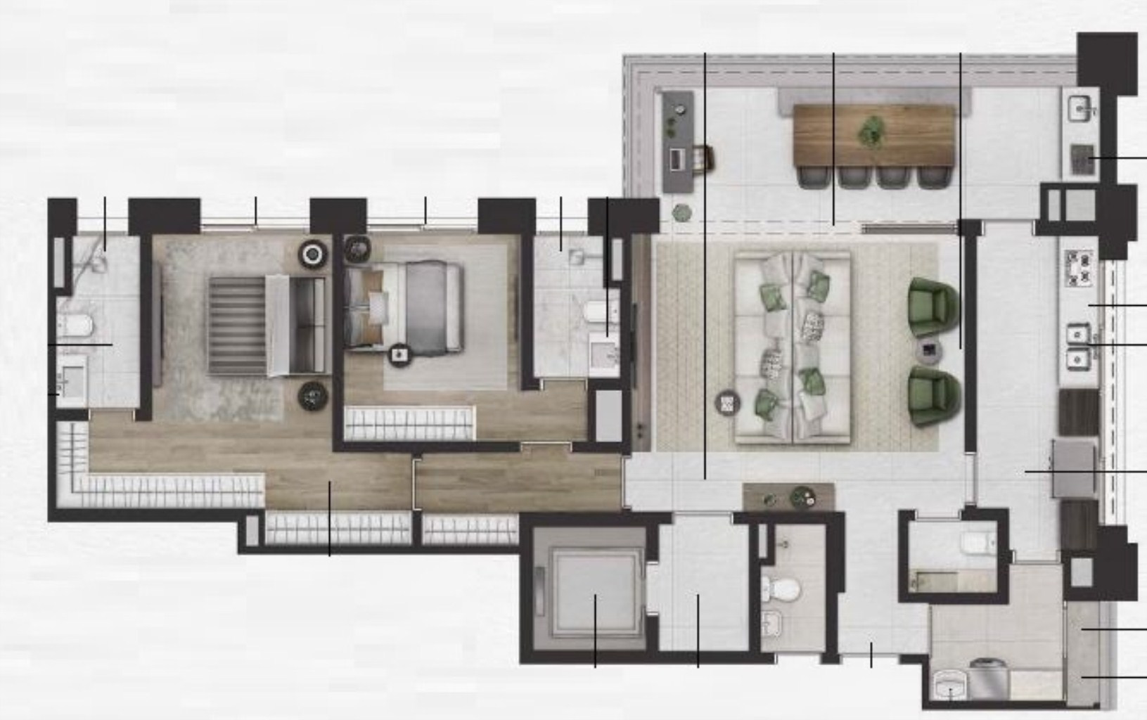 APARTAMENTO RESIDENCIAL em São Paulo - SP, Itaim Bibi