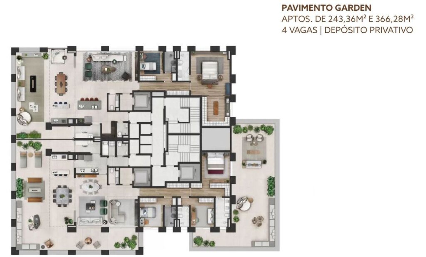 Apartamento, 3 quartos, 366 m² - Foto 12