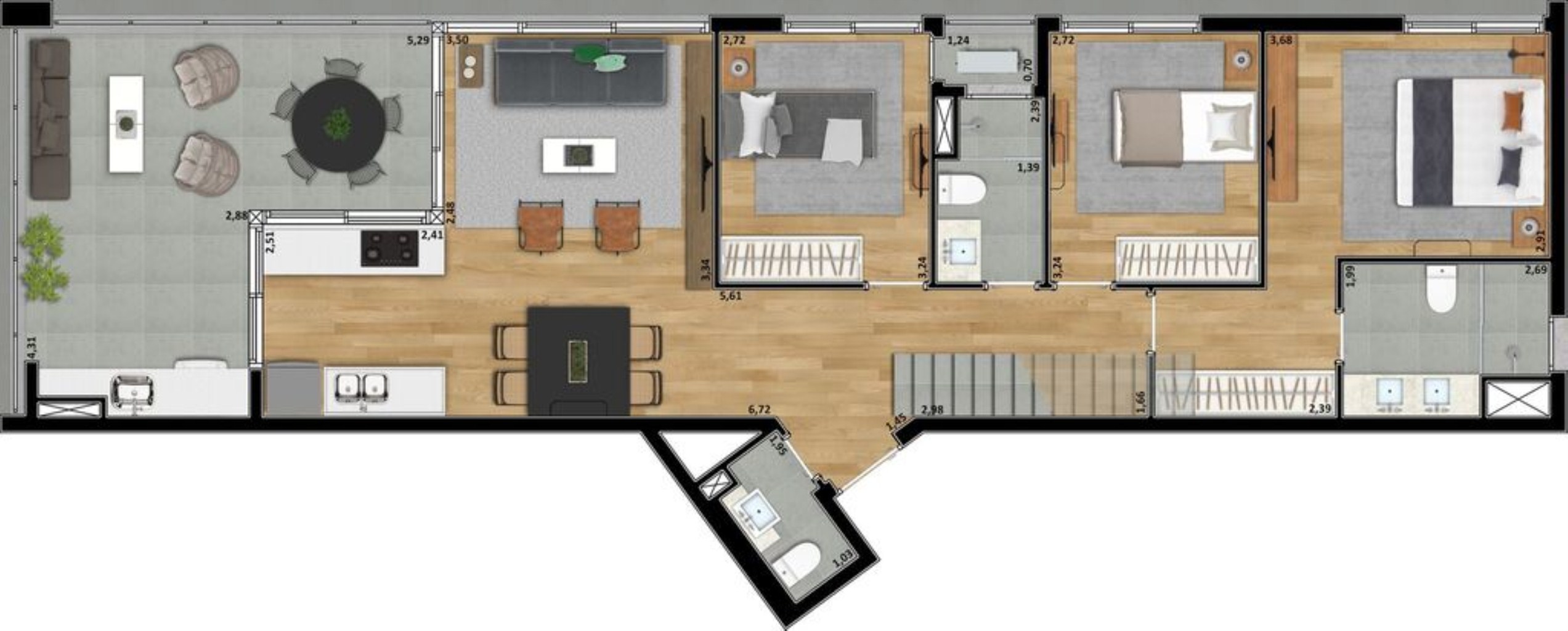 APARTAMENTO RESIDENCIAL em São Paulo - SP, Perdizes