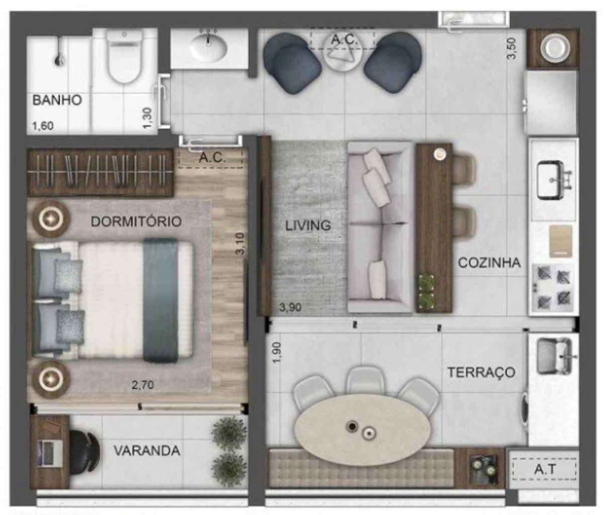 APARTAMENTO RESIDENCIAL em São Paulo - SP, Perdizes