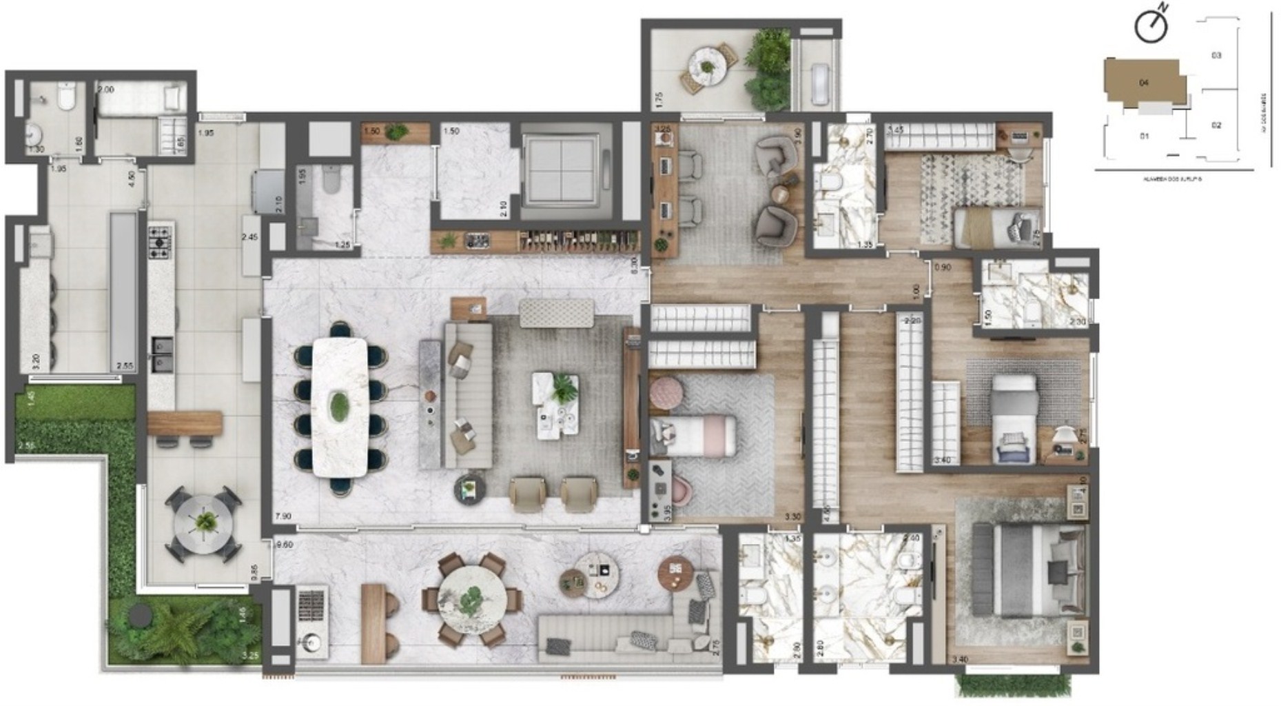 APARTAMENTO RESIDENCIAL em São Paulo - SP, Moema