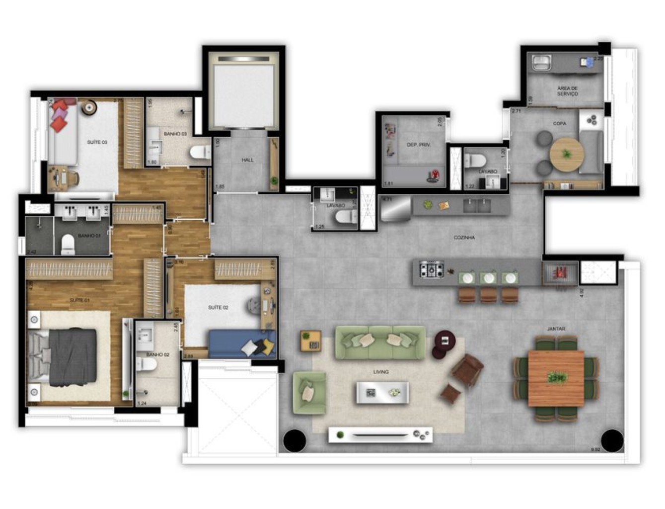 COBERTURA RESIDENCIAL em São Paulo - SP, Chácara Klabin