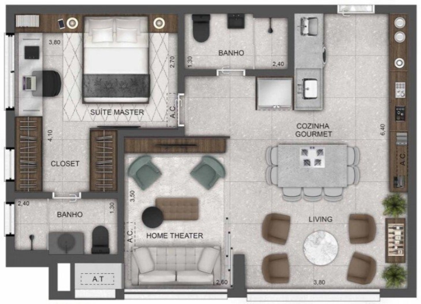 APARTAMENTO RESIDENCIAL em São Paulo - SP, Perdizes