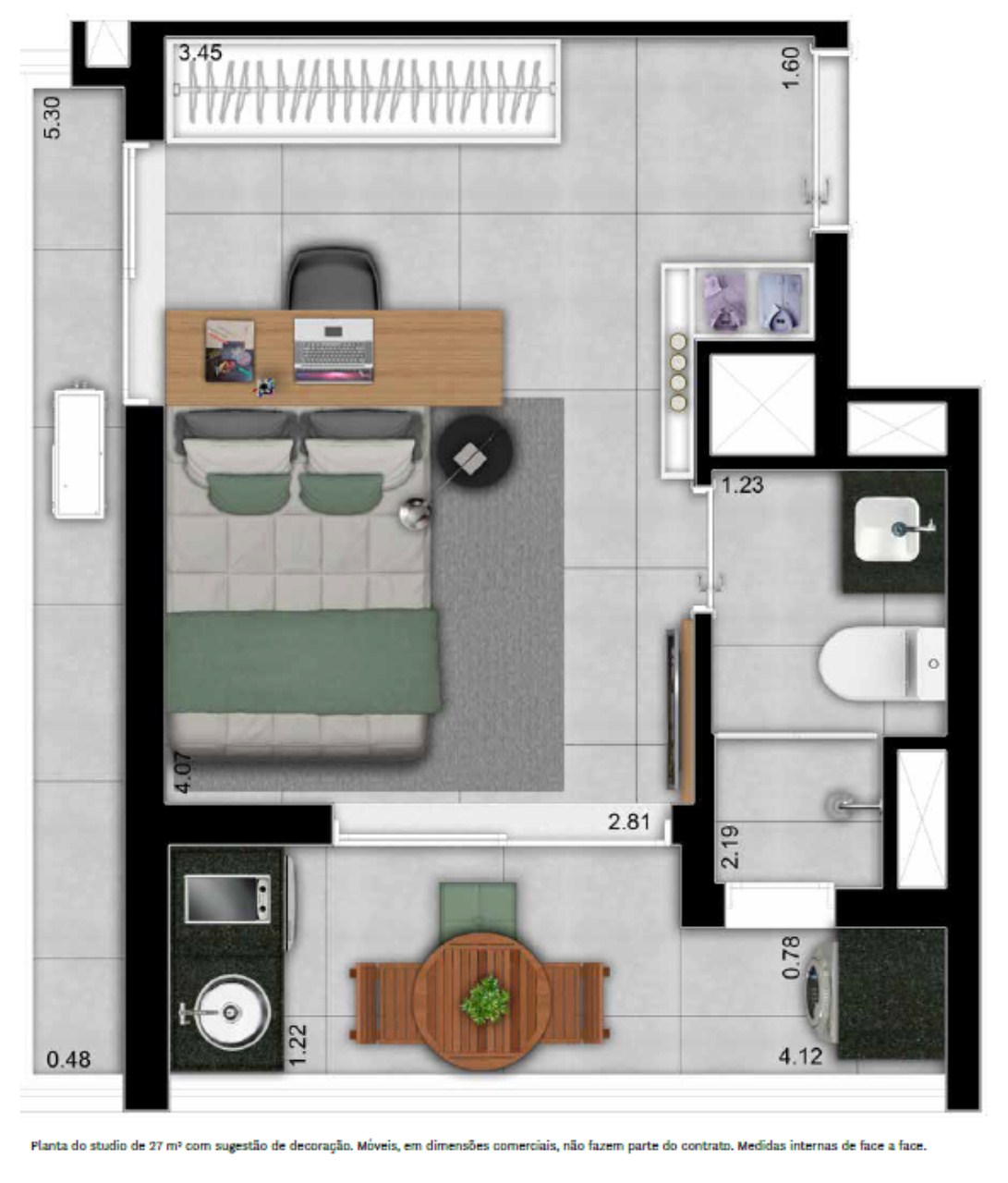 STUDIO RESIDENCIAL em São Paulo - SP, Perdizes