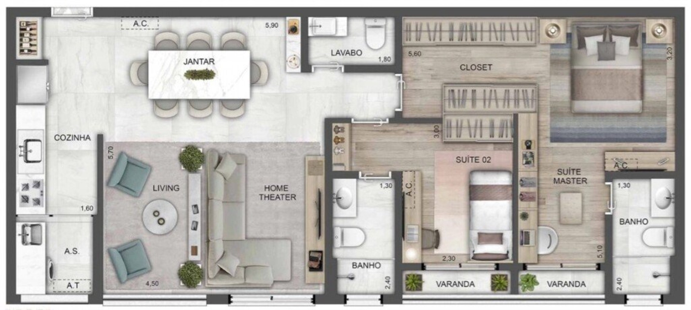 APARTAMENTO RESIDENCIAL em São Paulo - SP, Perdizes
