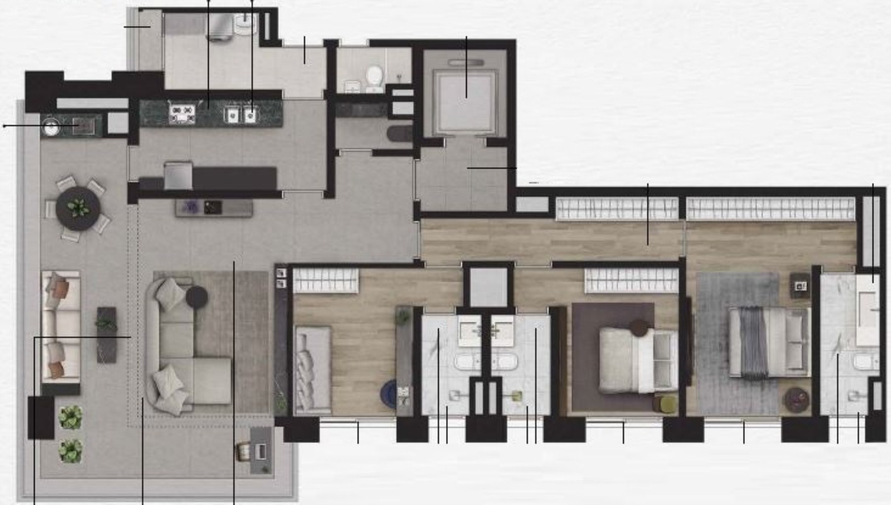APARTAMENTO RESIDENCIAL em São Paulo - SP, Itaim Bibi