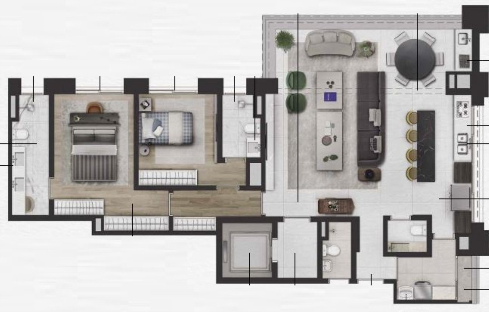 APARTAMENTO RESIDENCIAL em São Paulo - SP, Itaim Bibi