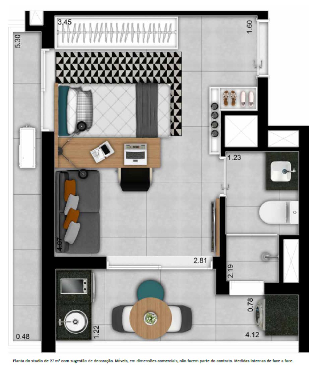 STUDIO RESIDENCIAL em São Paulo - SP, Perdizes