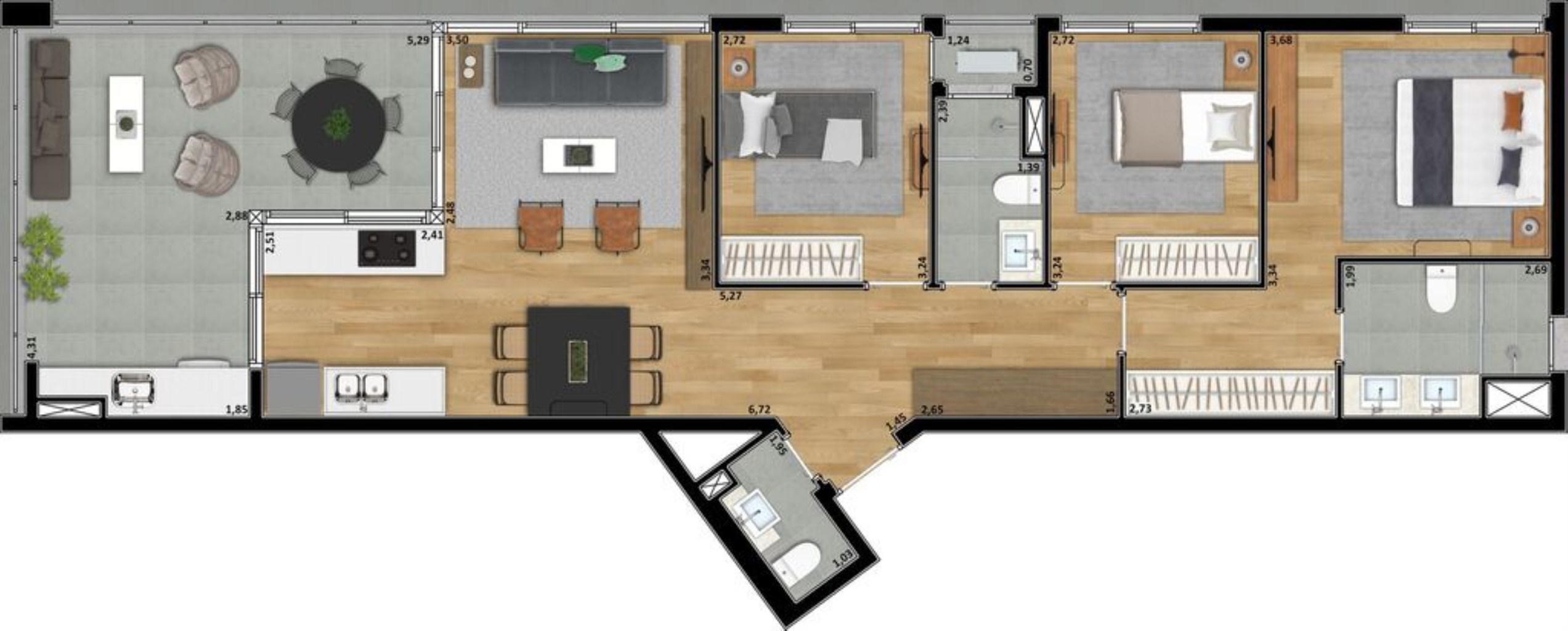 APARTAMENTO RESIDENCIAL em São Paulo - SP, Perdizes