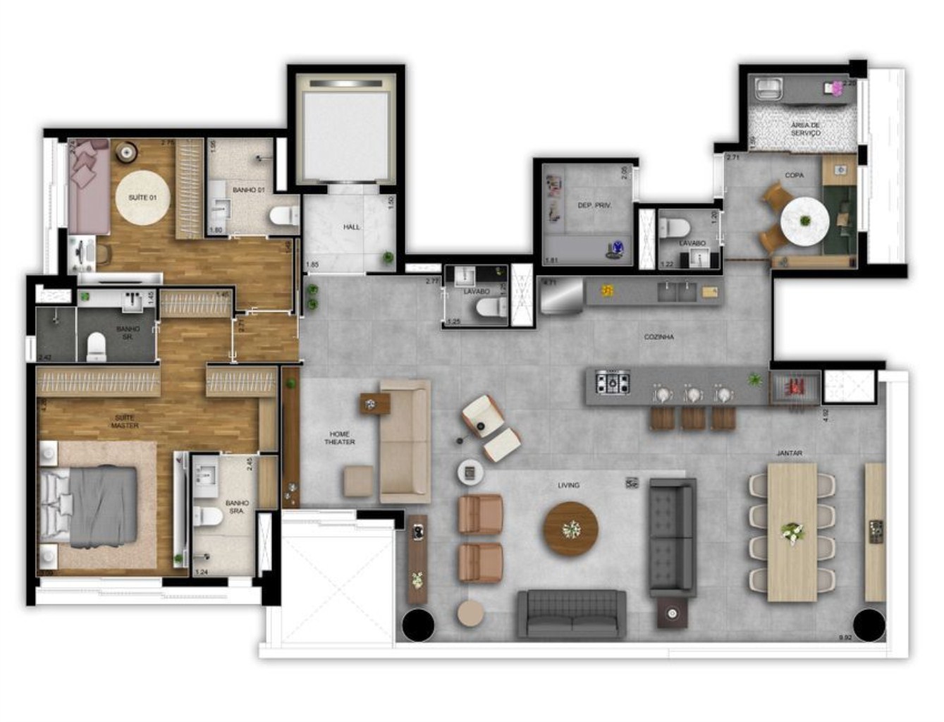 COBERTURA RESIDENCIAL em São Paulo - SP, Chácara Klabin