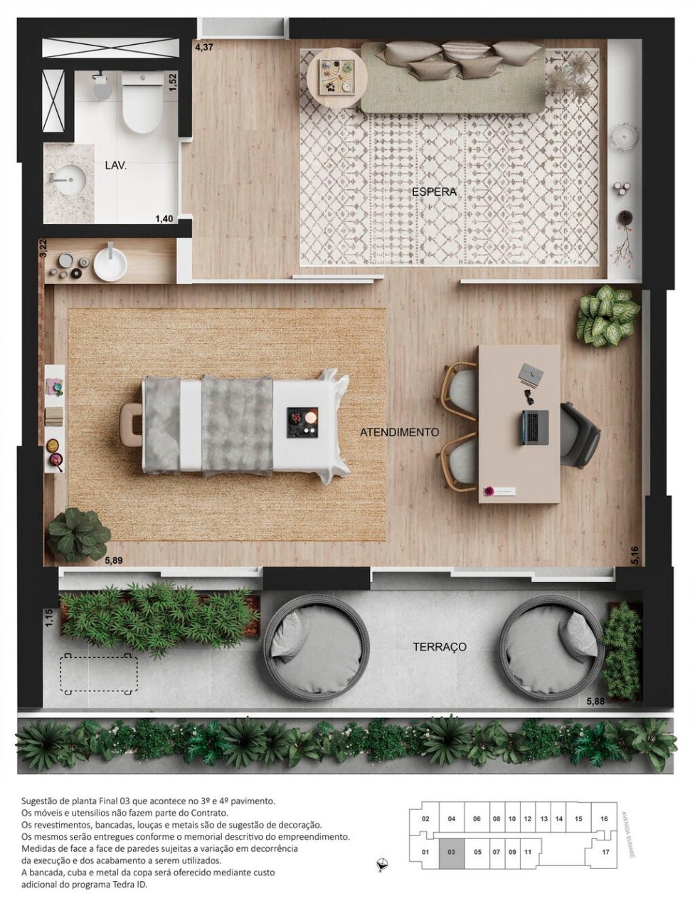 Sala-Conjunto, 42 m² - Foto 6