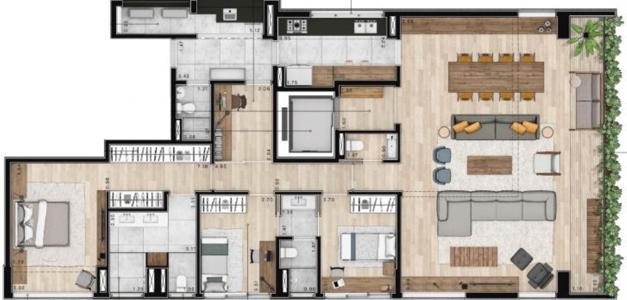 APARTAMENTO RESIDENCIAL em São Paulo - SP, Cerqueira César