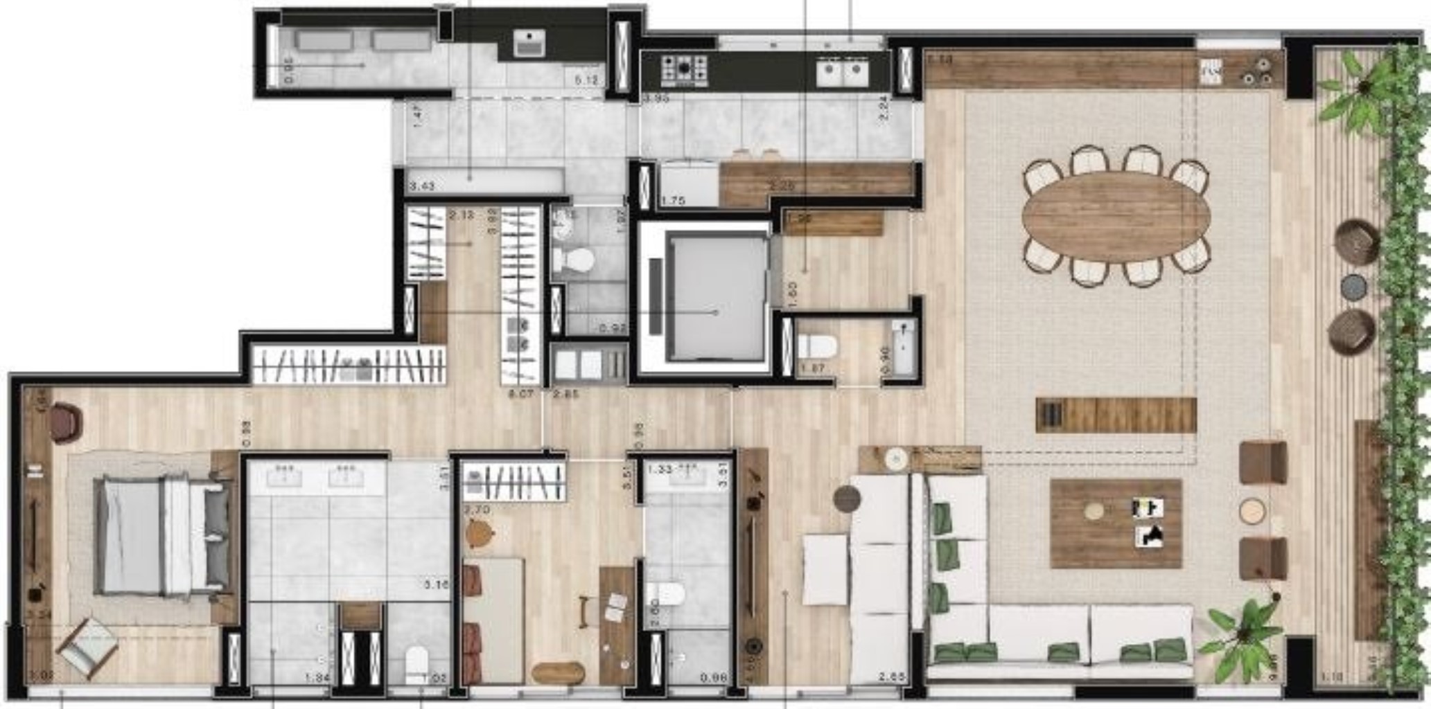 APARTAMENTO RESIDENCIAL em São Paulo - SP, Cerqueira César