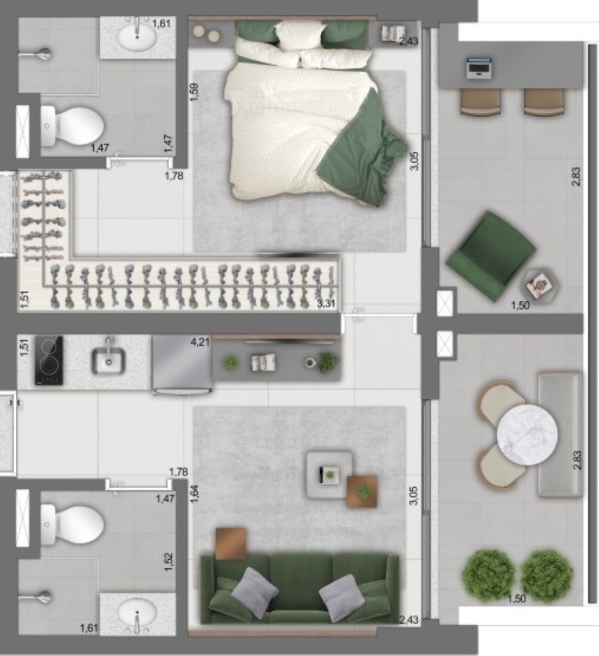 STUDIO RESIDENCIAL em São Paulo - SP, Paraíso